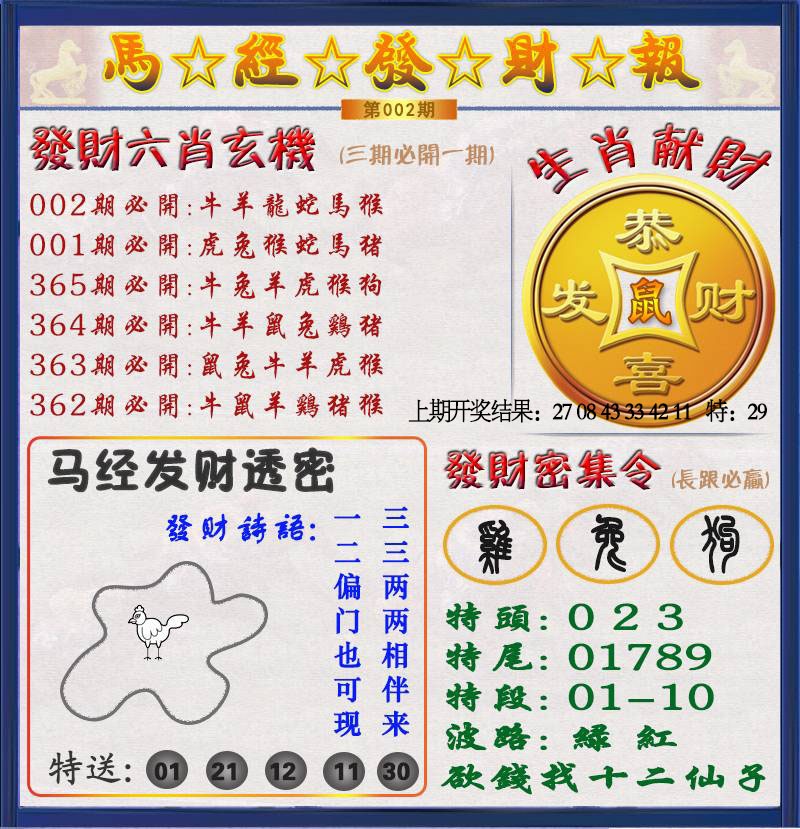 002期发财报[图]