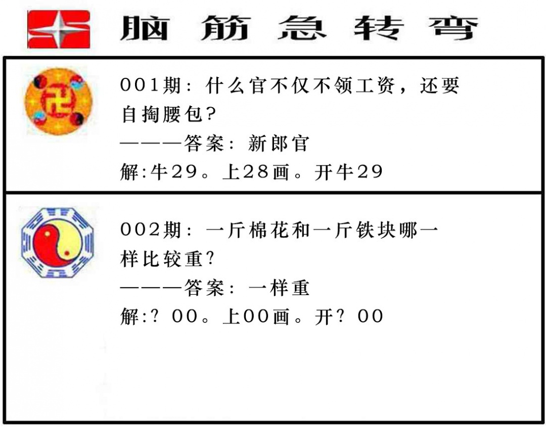 002期脑筋急转弯[图]