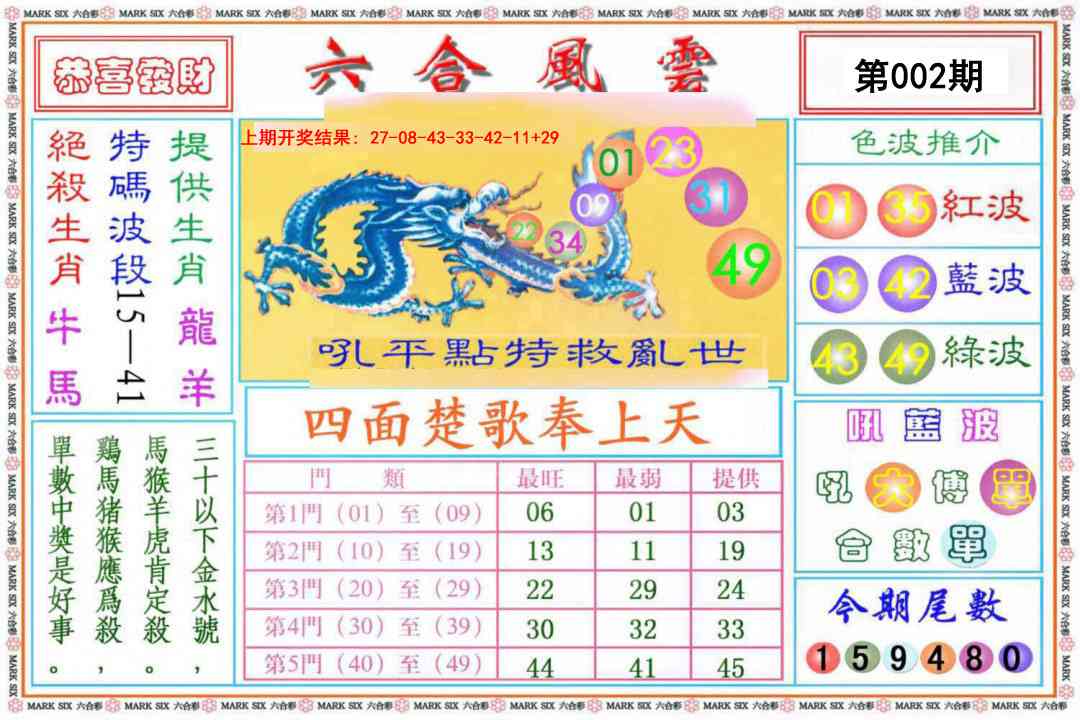 002期六合风云《另版》[图]