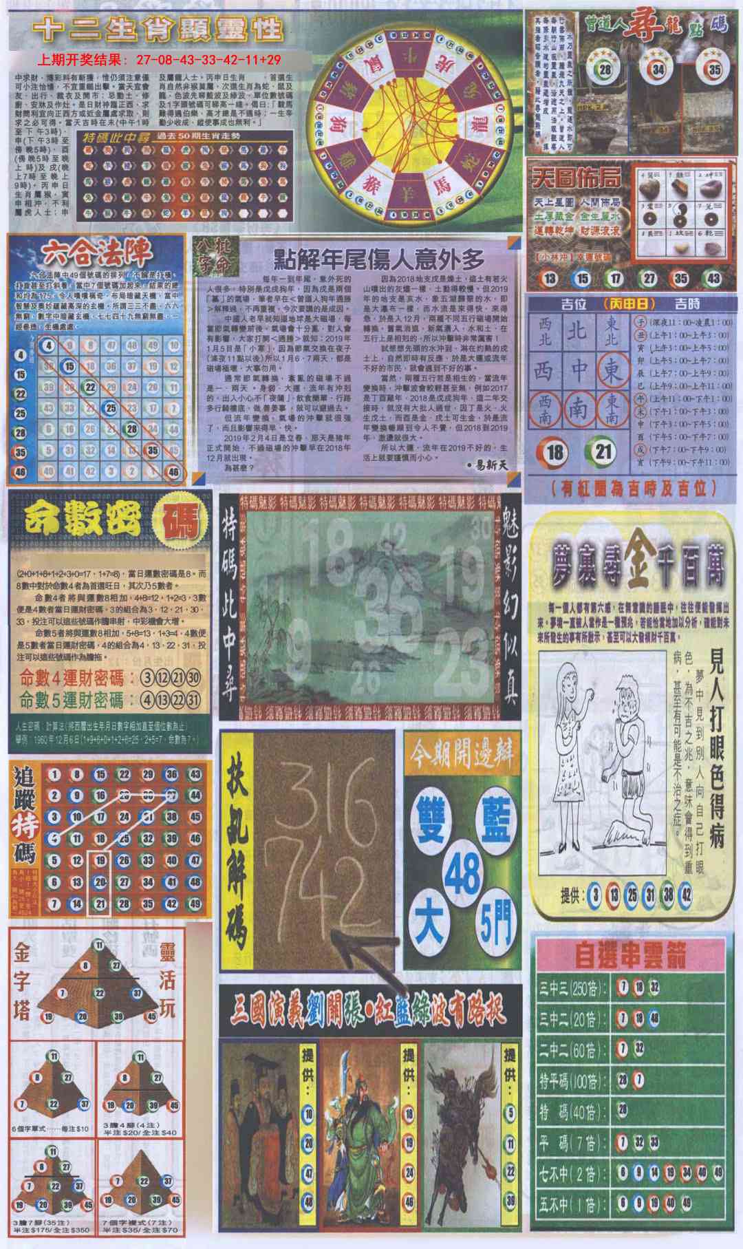 002期新报跑狗-2(背面)[图]