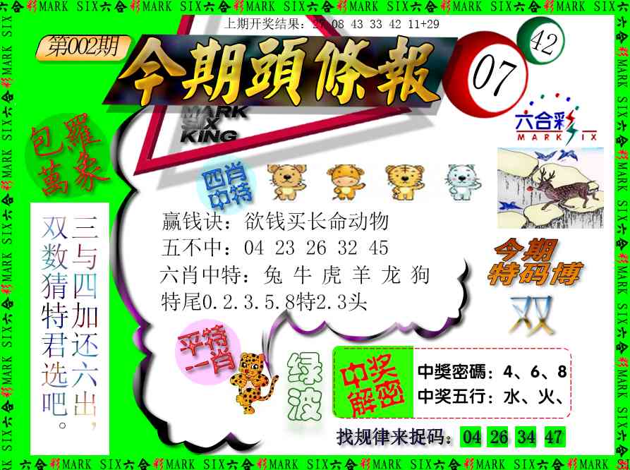 002期今期头条报[图]