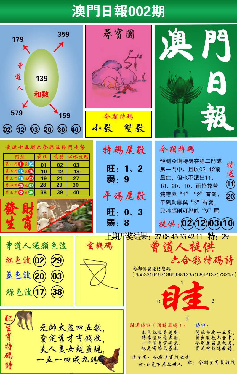 002期澳门日报[图]