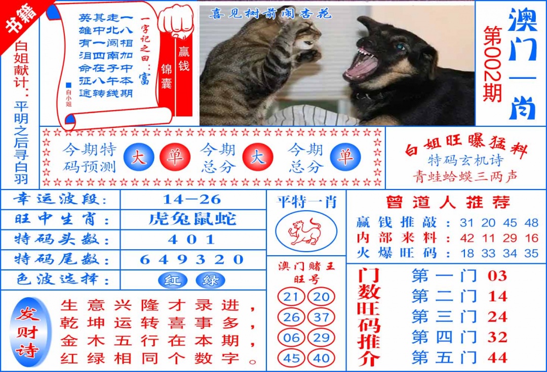 002期澳门东北虎[图]