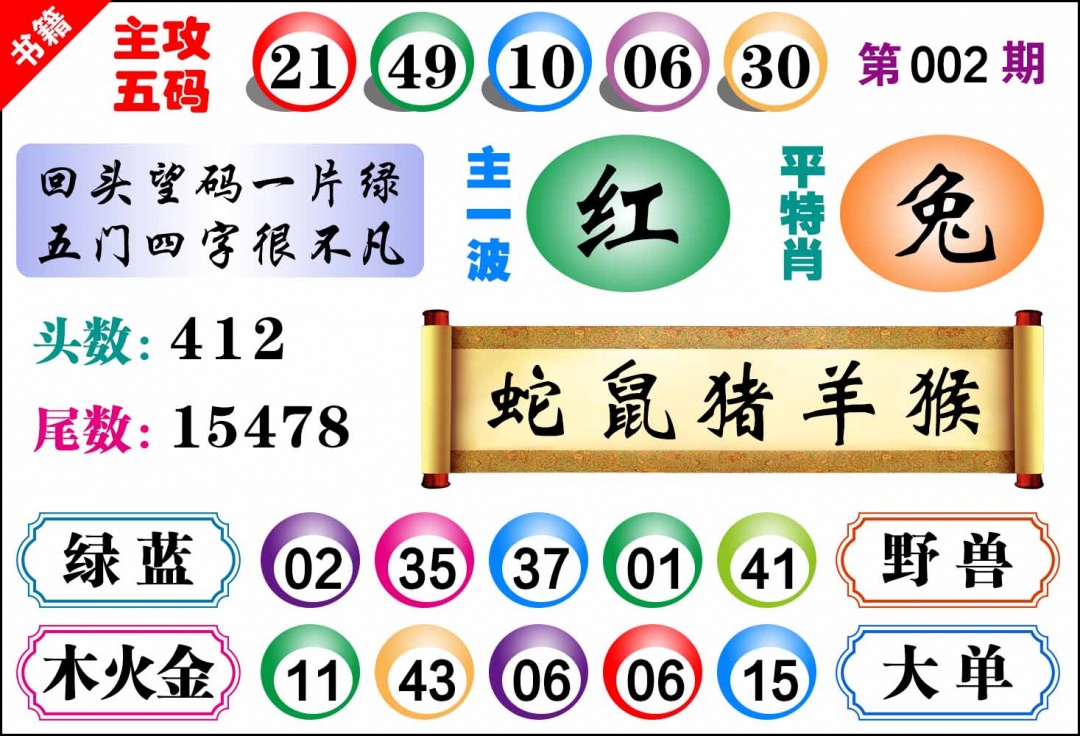 002期澳门主攻五码[图]