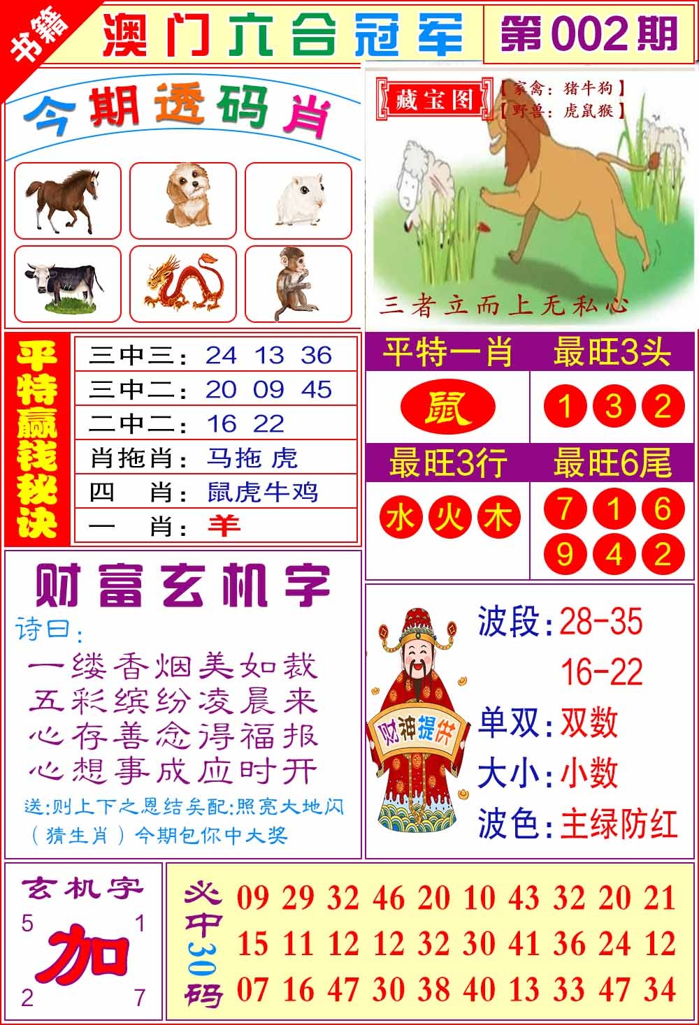 002期澳门六合冠军[图]