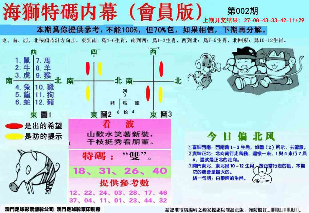 002期另版海狮特码内幕报[图]