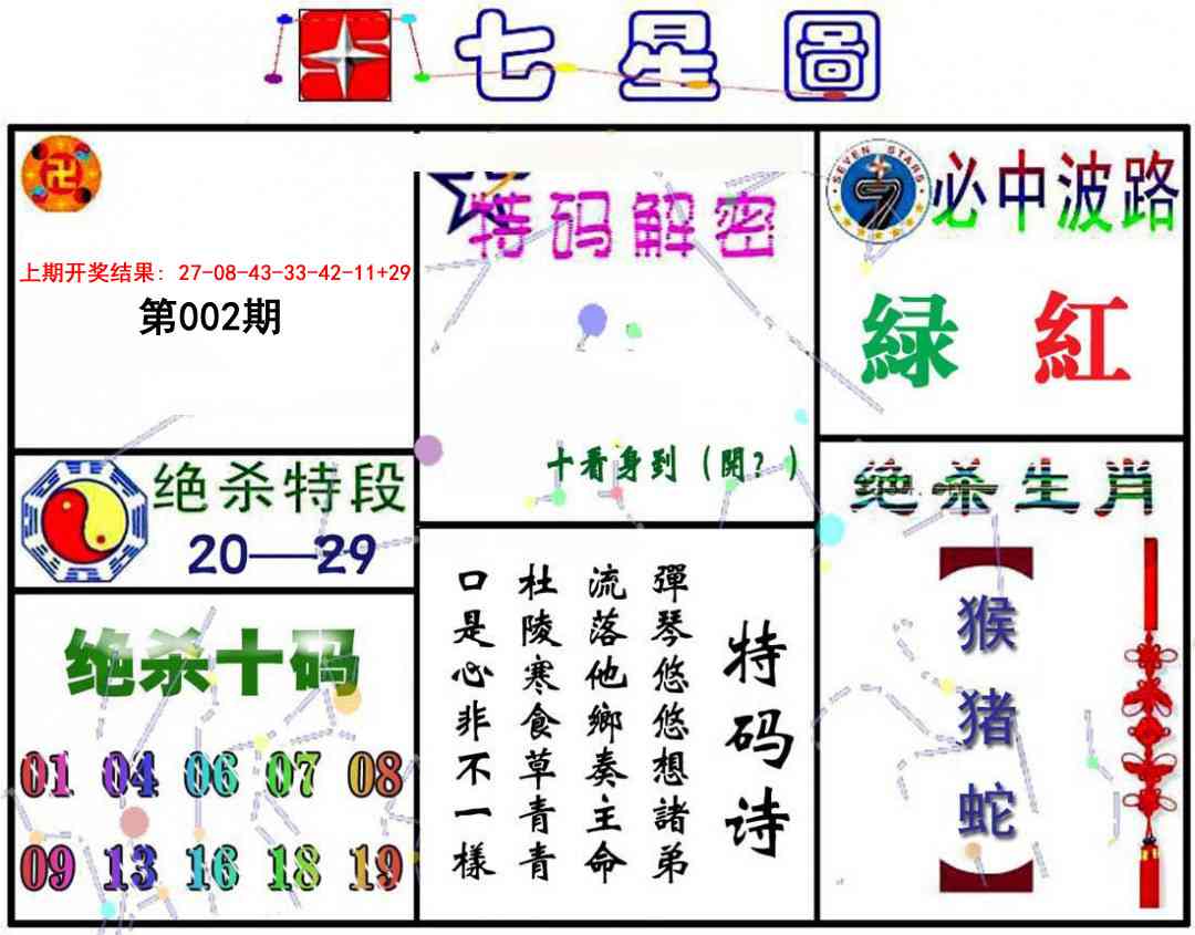 002期七星图A[图]